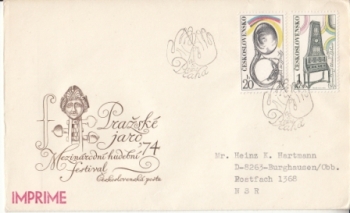 FDC 2085 + 2088 - CZ 1974 05 002 ●